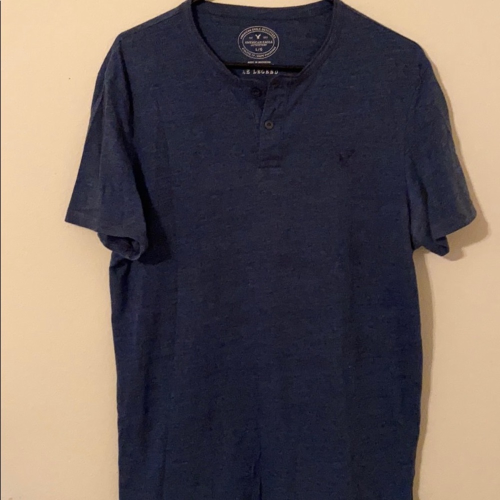 Large Blue American Eagle T-Shirt
